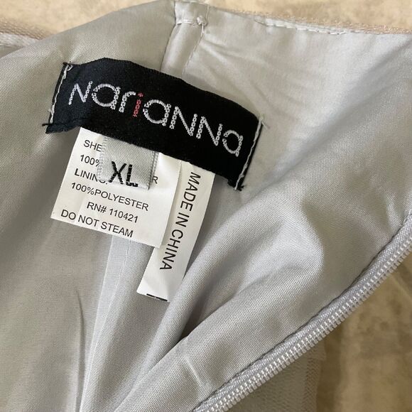 Narianna Designer Formal Maxi Evening Strapless Women's size XL Fairy - Picture 8 of 16